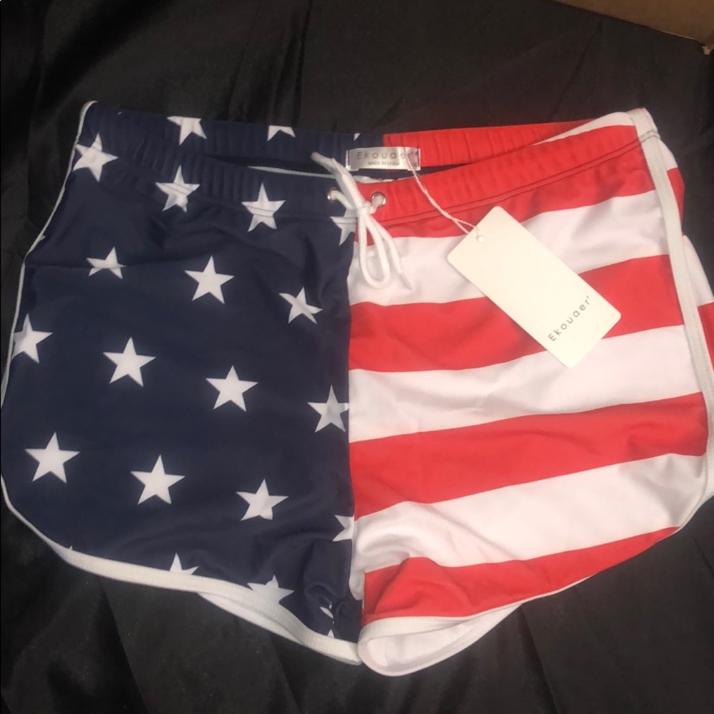 American flag shorts